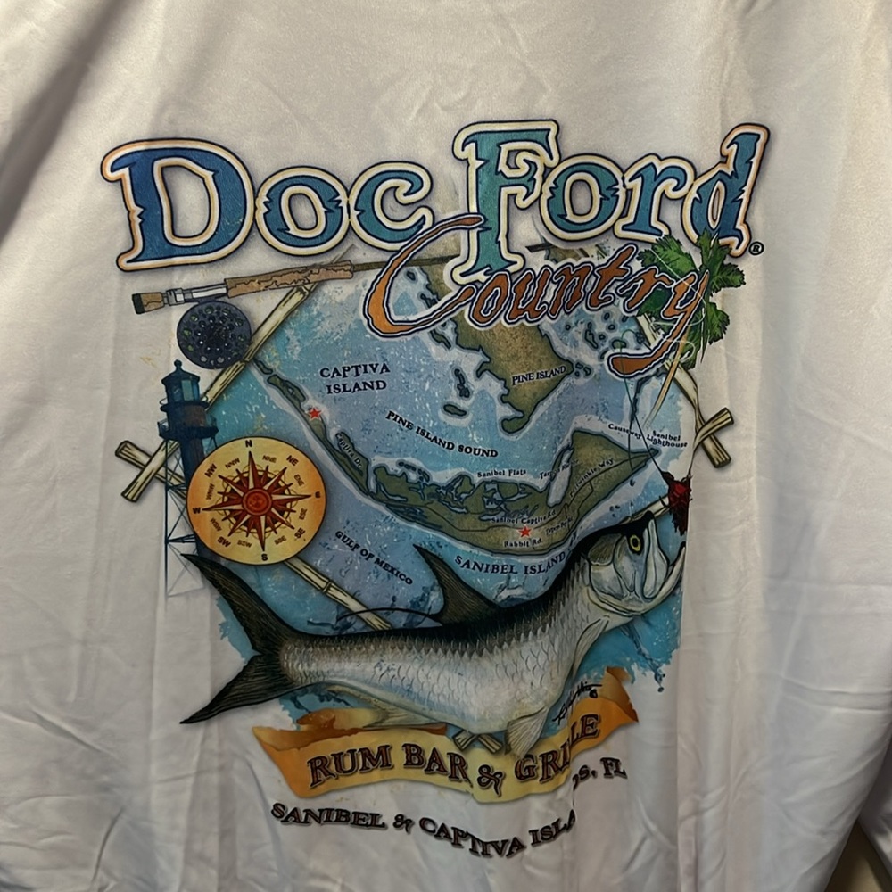 Doc Fords rum bar and grille super light shirt